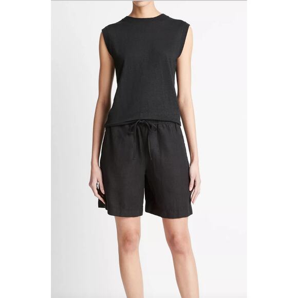 Rag & Bone Michal Linen Sleeveless Top - Picture 1 of 6